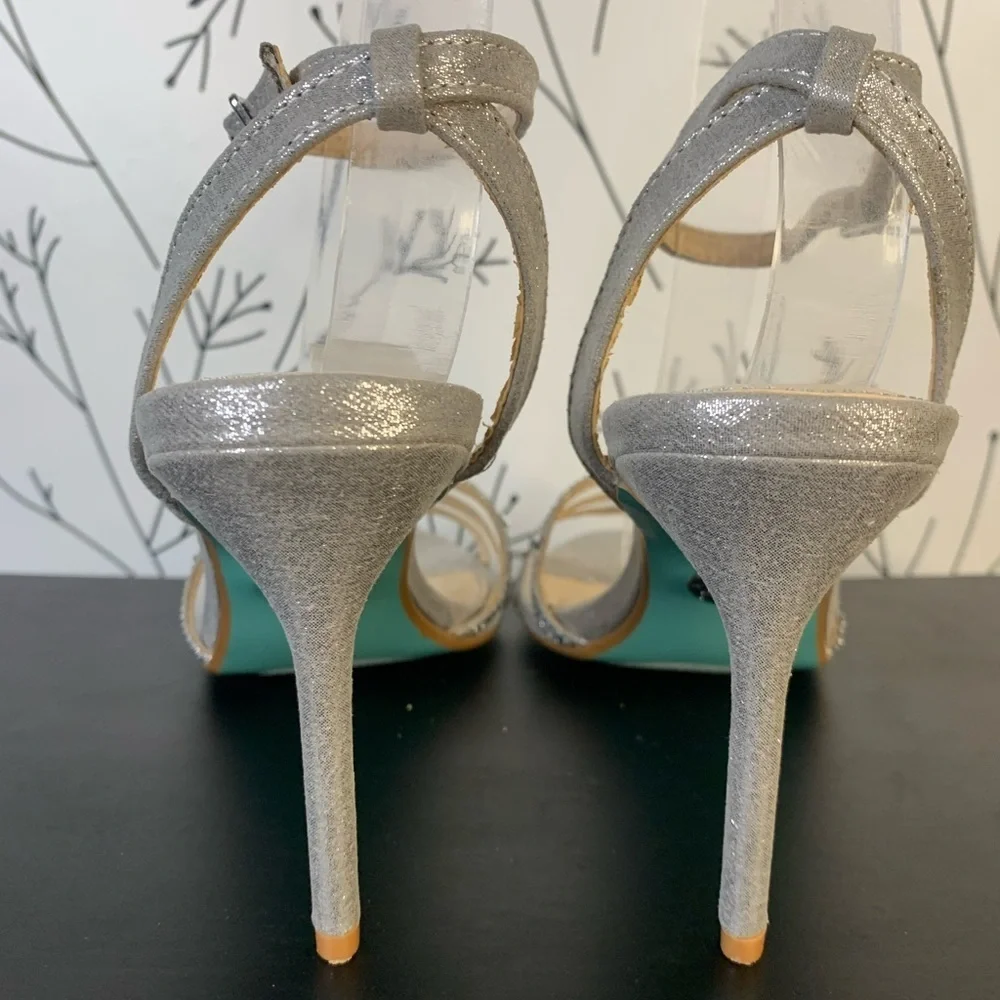 Betsey Johnson Veda Metallic Heels